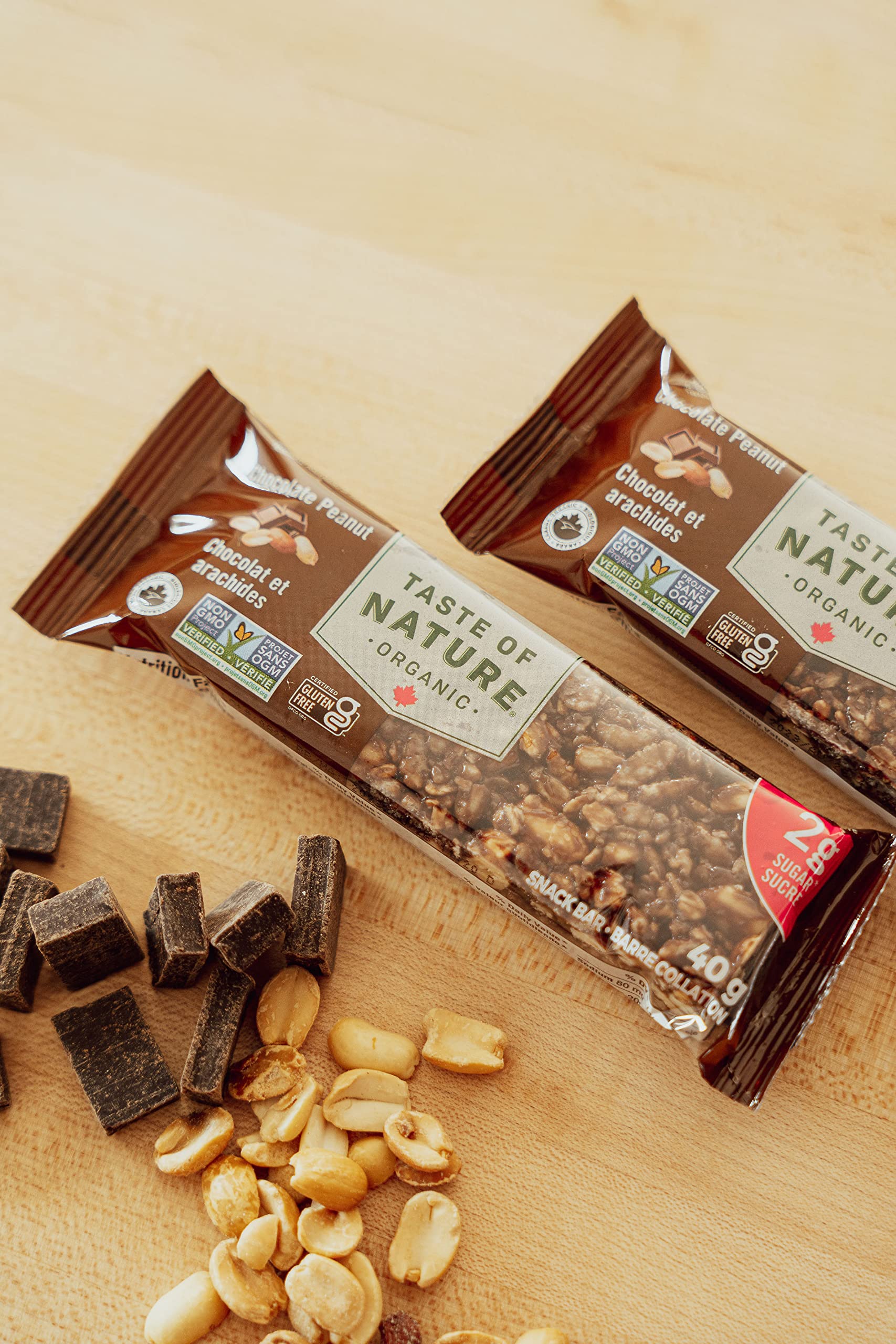 Taste of Nature ingrédients naturels, mélange bio sans gluten et céréales complètes