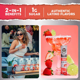 Taste Salud: boisson Agua Fresca fraise margarita, énergie légère et hydratante.