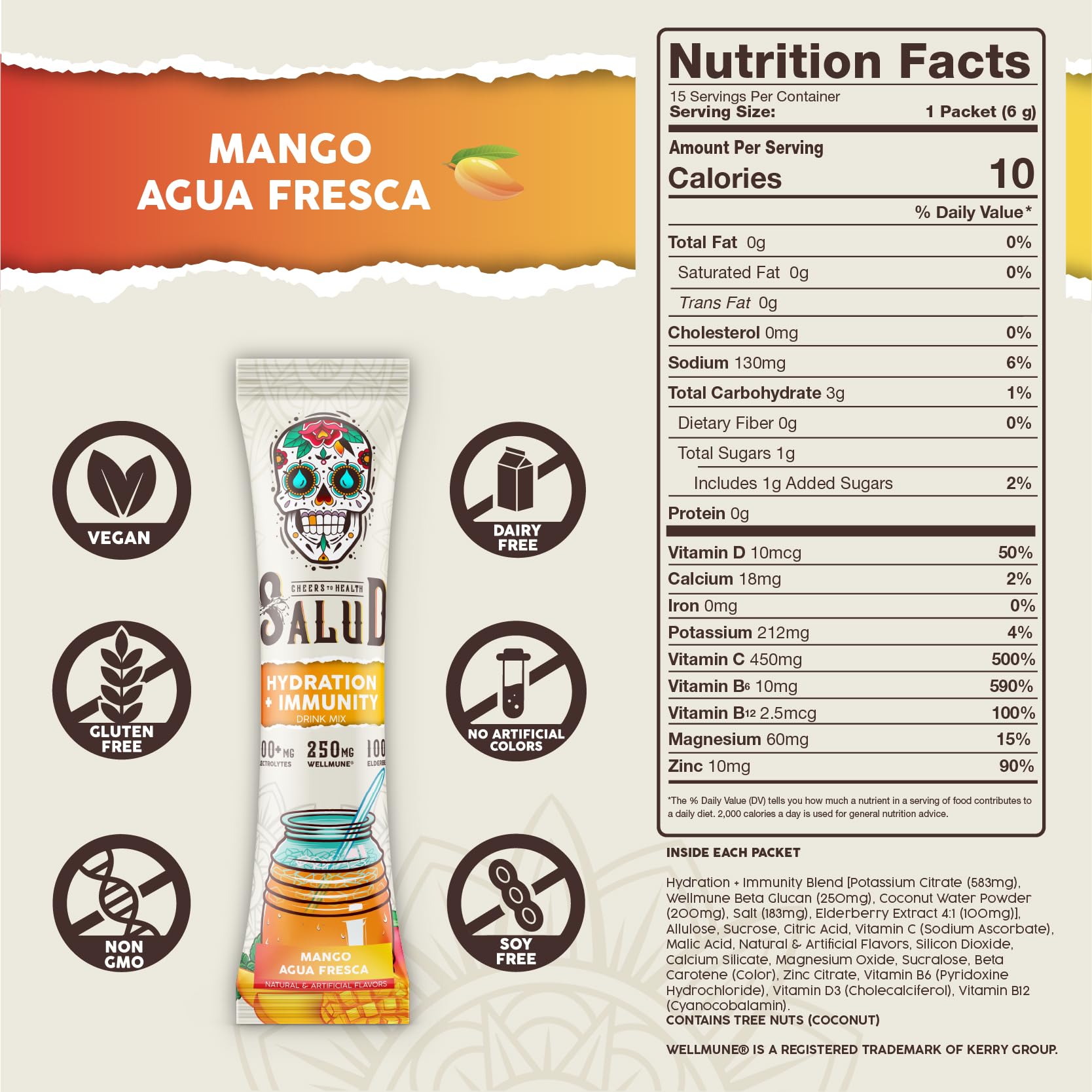 Taste Salud extrait de sureau, antioxydants naturels