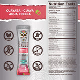 Taste Salud verre eau energisante goyave, boisson Agua Fresca rafraîchissante