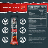 Verre d'eau se transformant en ponche Taste Salud Punch Ponche