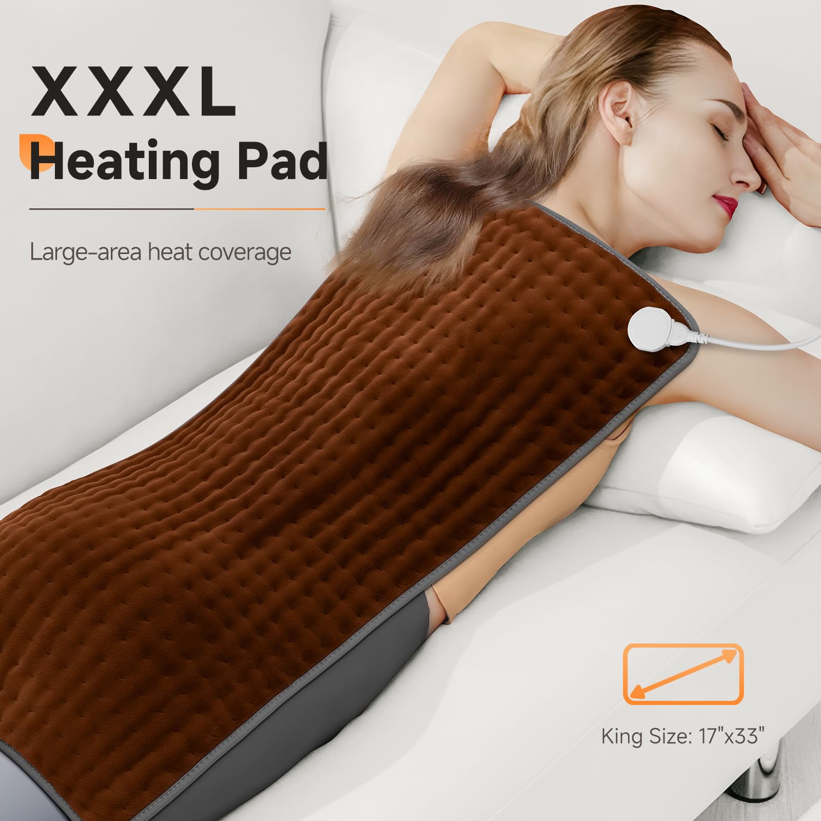 Tatown XXXL chauffe-pad cou-epaules pour un confort ciblé du haut du corps.