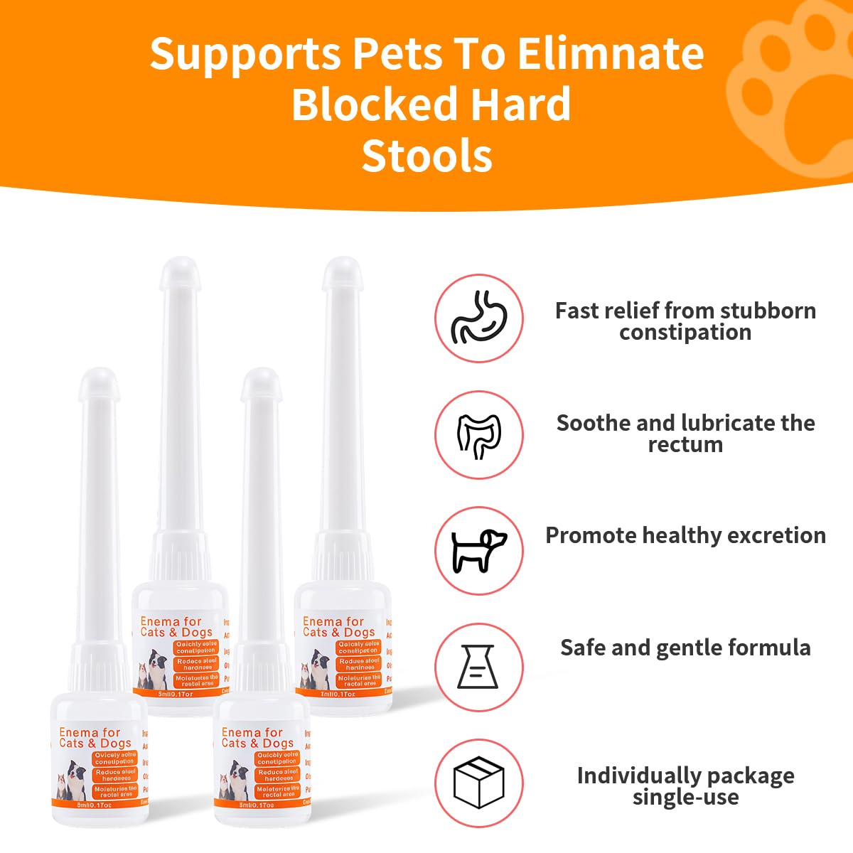 Kit lavement Tauphete pour petits animaux – utilisation facile à domicile.