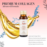 TAUT Collagène Liquide – etiquette-ingredients : hyaluronique et vitamine C pour l'hydratation