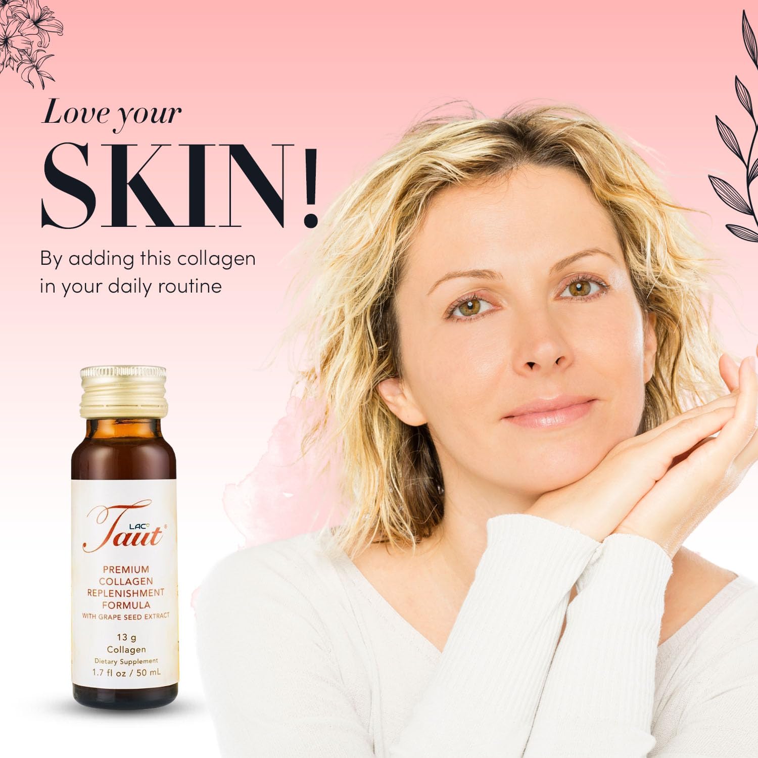 TAUT Collagène Liquide – ingredients-hyaluronique : associe hyaluronique et vitamine C