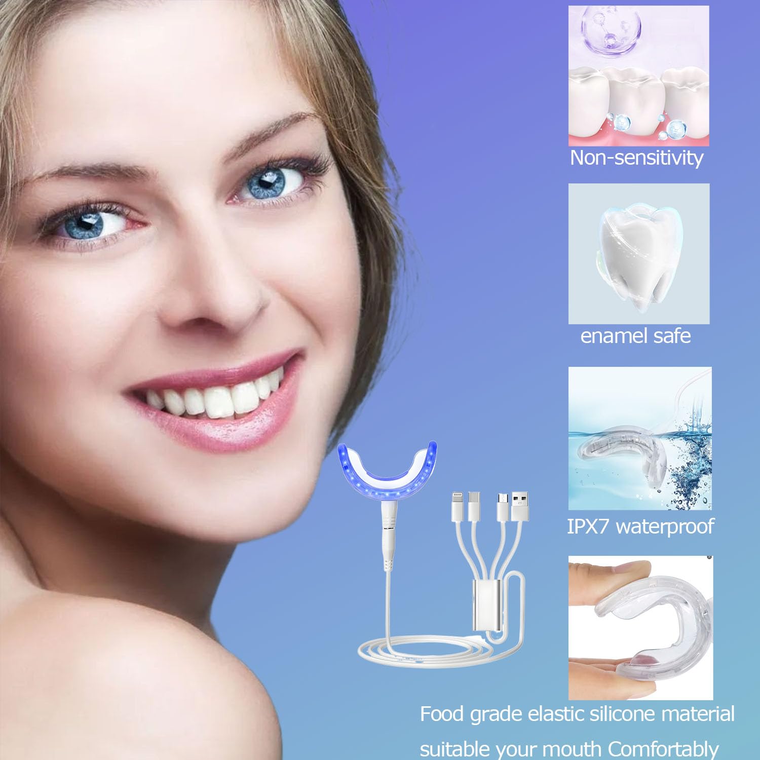 TAWEE compatible avec gel blanchissant pour usage à domicile