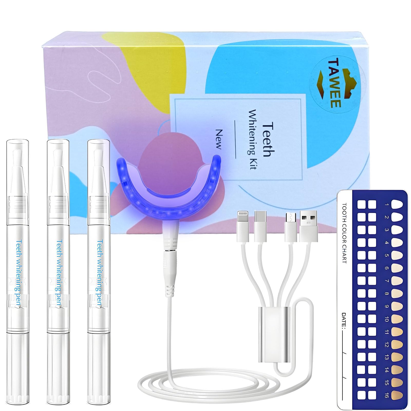 TAWEE lampe LED bleue active pour blanchiment des dents à domicile