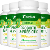 Tbivfller Probiotiques 300 milliards CFU soutient la digestion et l’immunité.