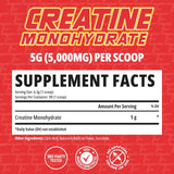 TC Nutrition Créatine monohydrate, doseur inclus, facilité de prise quotidienne.