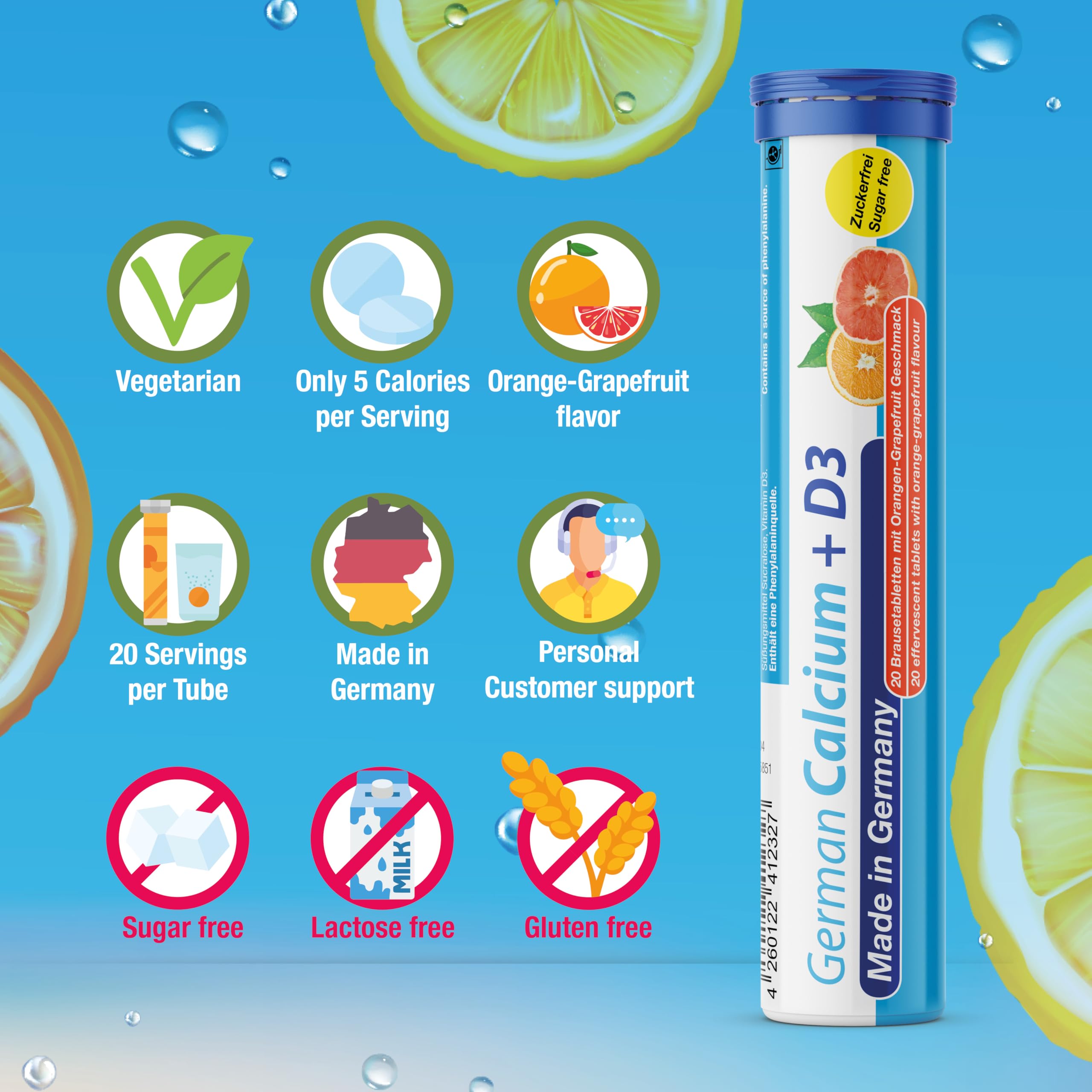 T&D Calcium D vegan, tablettes adaptées aux régimes sans produits animaux