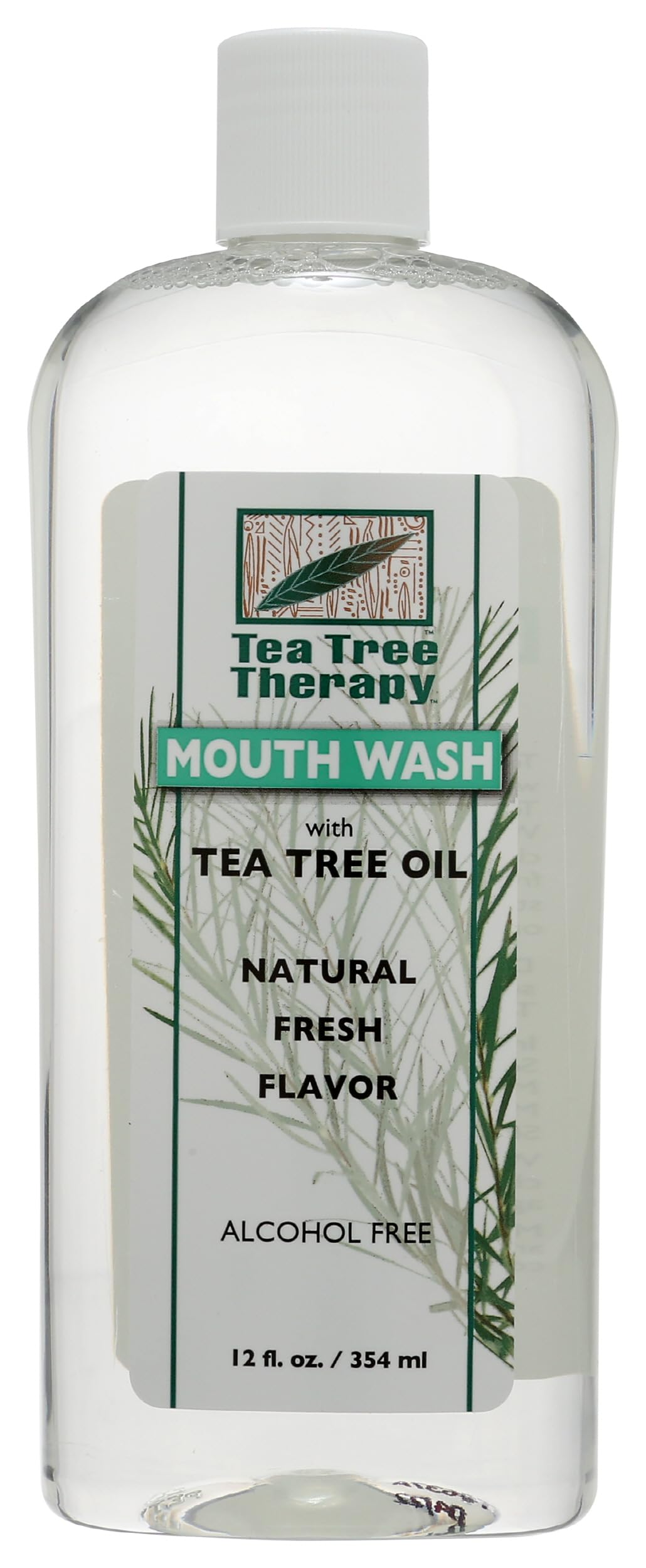 Tea Tree Therapy Bain de Bouche, flacon sans alcool pour une fraîcheur durable.