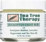Parfum apaisant Tea Tree Therapy Chest Rub, moment de détente en soirée.
