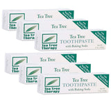 Dentifrice Tea Tree Therapy en tube de 5 oz, lot de 6 tubes prêt pour brossage quotidien