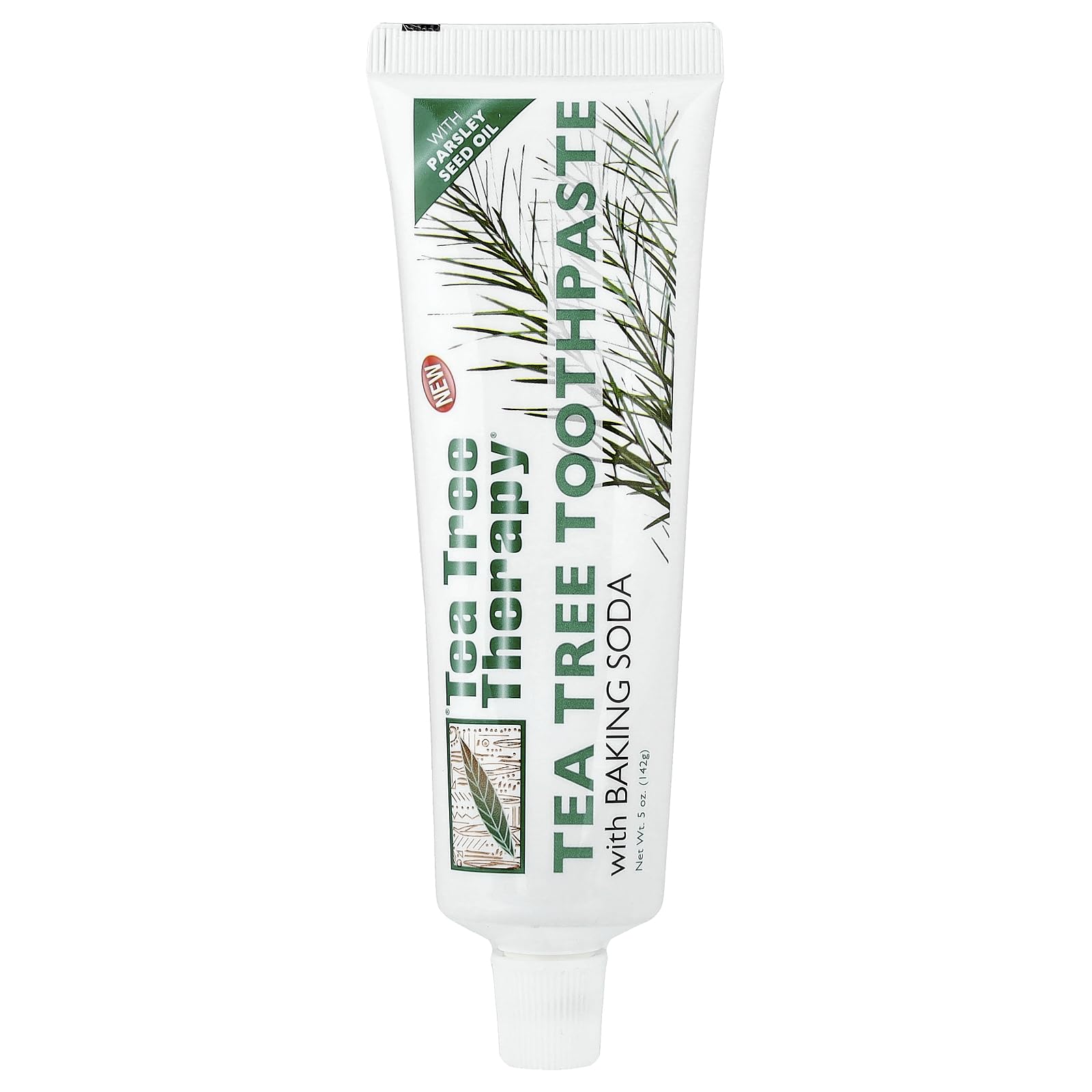 Tea Tree Therapy Dentifrice : tube élégant prêt pour un brossage quotidien.