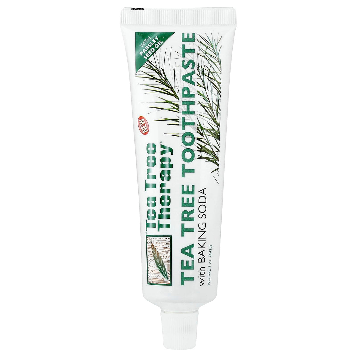 Tea Tree Therapy Dentifrice : tube élégant prêt pour un brossage quotidien.