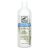 Flacon du shampoing Tea Tree Therapy, nettoie en douceur et hydrate le cuir chevelu.