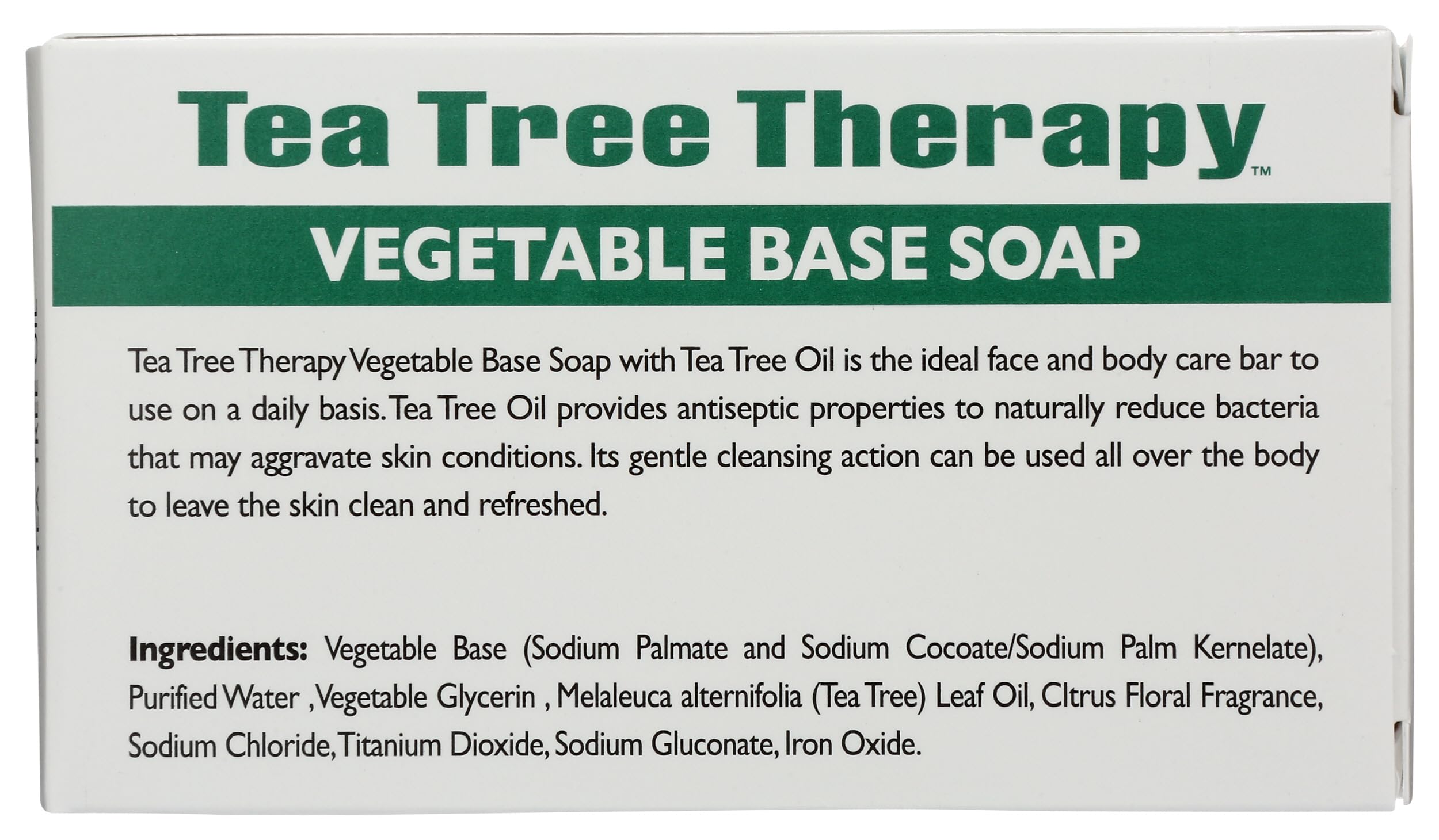 Tea Tree Therapy texture mousse douce, douche délicate et confortable.