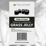 Poudre gelée d'herbe Tea Zone dans l'emballage pratique pour cuisine.