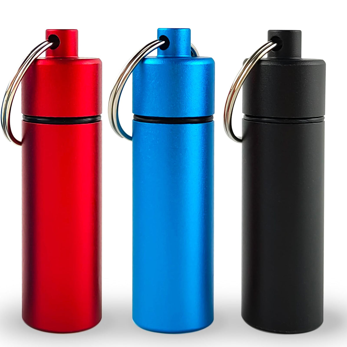TEAHOOR organisateur pilules portable avec porte-clefs, léger et pratique en déplacement