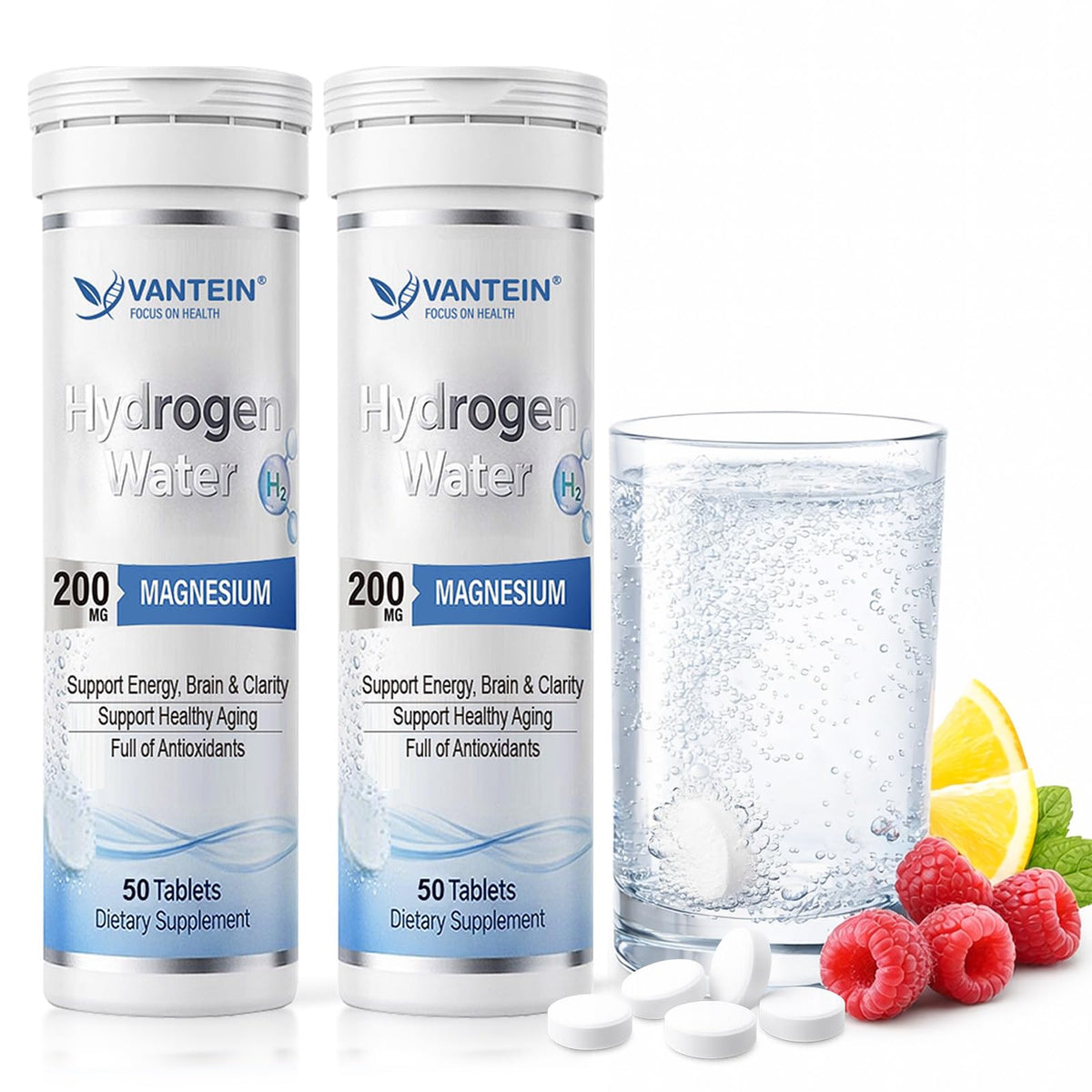 TEATTY H2 Moléculaire citron-framboise, comprimés pour récupération après l effort.