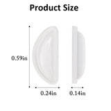 Coussinet nasal Tecbeauty en silicone doux offrant confort et tenue améliorée