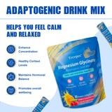 Tecepec cortisol en poudre avec magnésium glycinate pour un confort durable.
