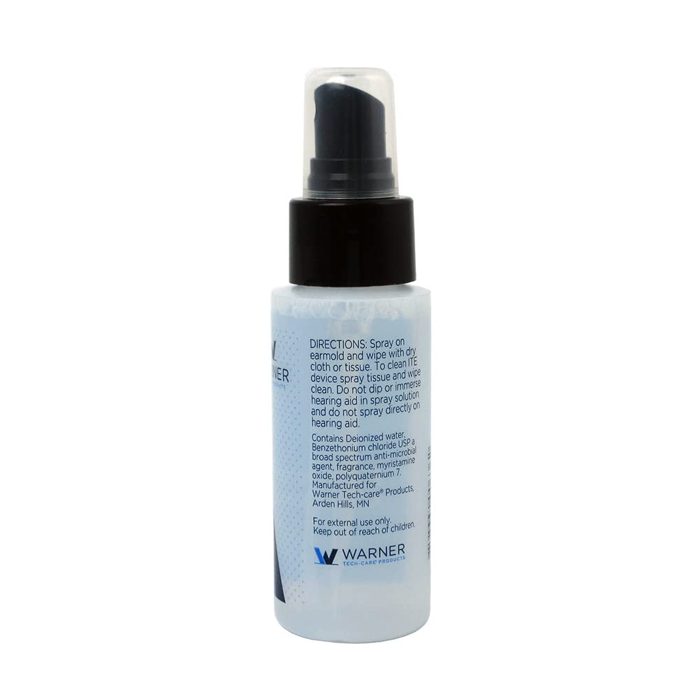 Tech-care nettoyant spray pour embout auditif, hygiène pratique