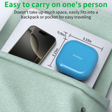 TecQach étui polyvalent pour petites pilules et accessoires, facile à transporter