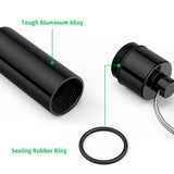 TecQach mini-boite-pilules anti-choc – idéale pour sac et poche.