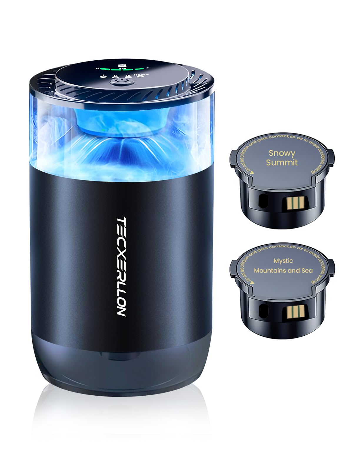 tecxerllon diffuseur voiture mode spray intelligent offre une fragrance contrôlée en déplacement