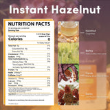 Teeccino Hazelnut Instant — tasse chaude pour une énergie douce sans caféine.