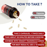 Teelne Nitric Oxide Booster, silhouette musculaire évoquant l’endurance lors d’un entraînement