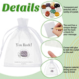 Teenyyou-sacs-organza-blanc: sachets organza blancs pour offrir les pierres avec élégance et protection.