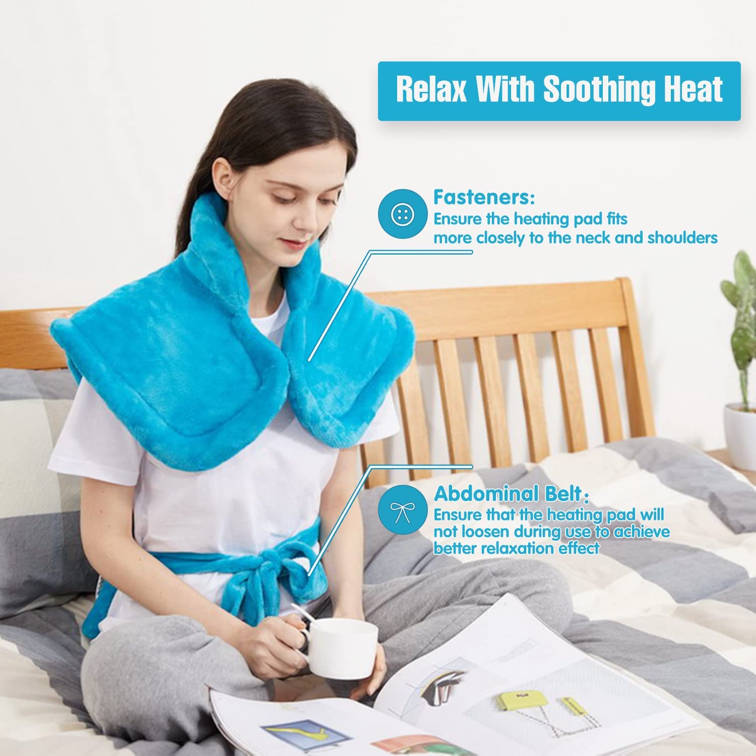 Coussin Tefici certifié ETL avec protection contre la surchauffe