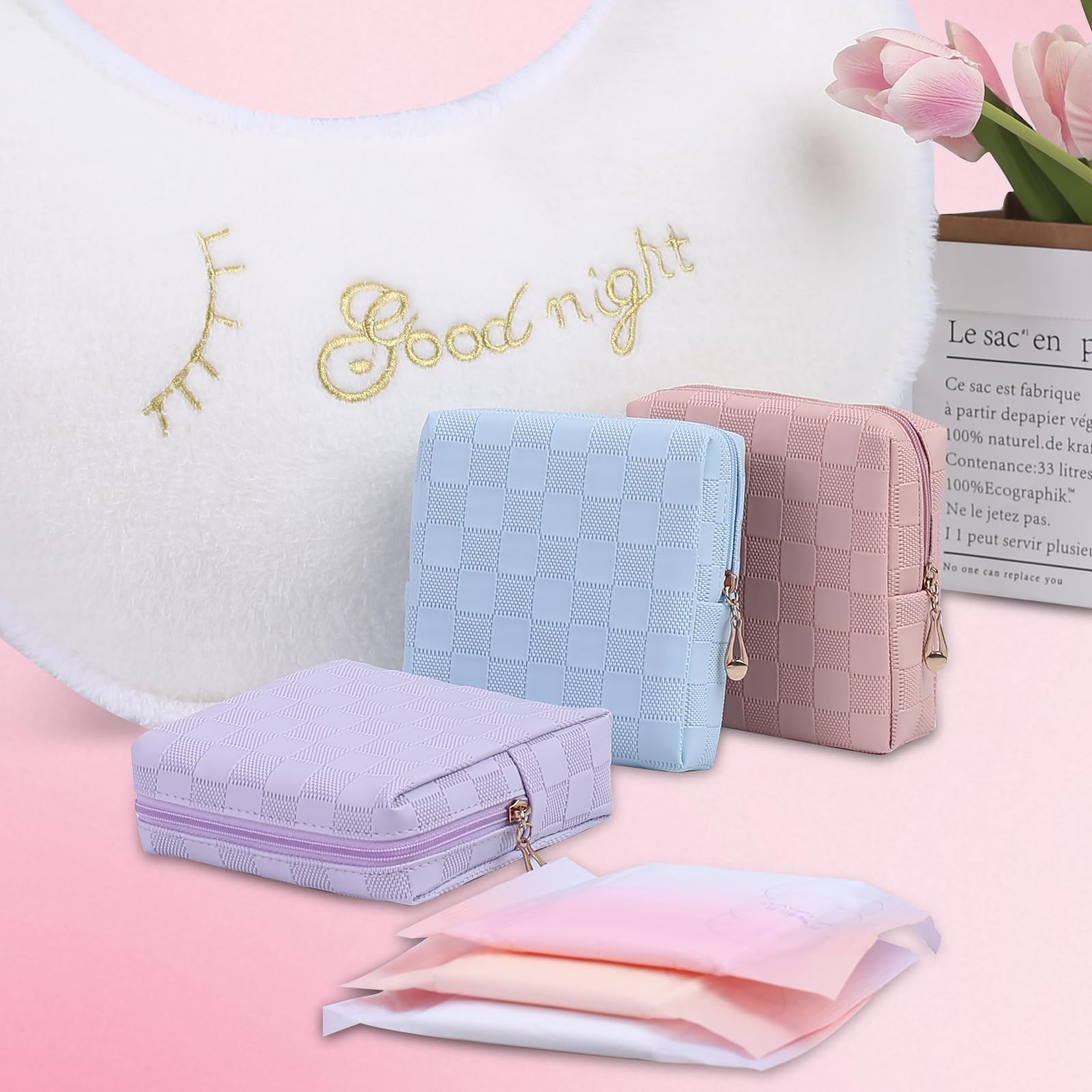 Teircno Pochette intime discrète et légère pour l'intimité.