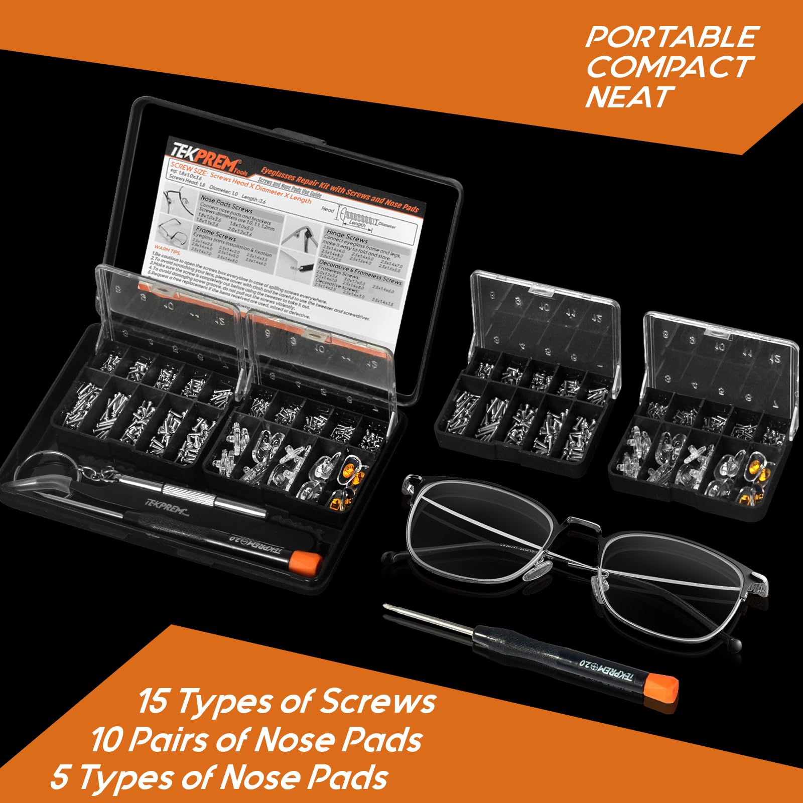 Tournevis magnétique plat TEKPREM 2 mm facilitant le vissage précis