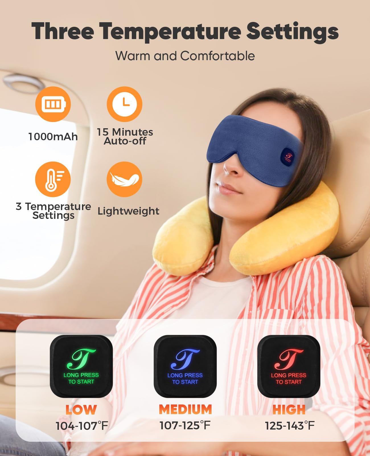 Masque Telepepe avec arrêt automatique à 15 minutes.