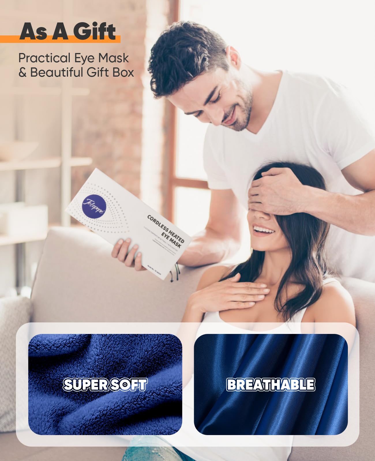 Masque Telepepe sans parfum, adapté aux peaux sensibles.