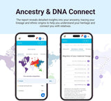 connexion ADN familial TellmeGen pour trouver des proches et élargir votre arbre