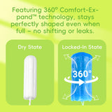 Applicateur Tellove sans BPA pour insertion précise et hygiénique.