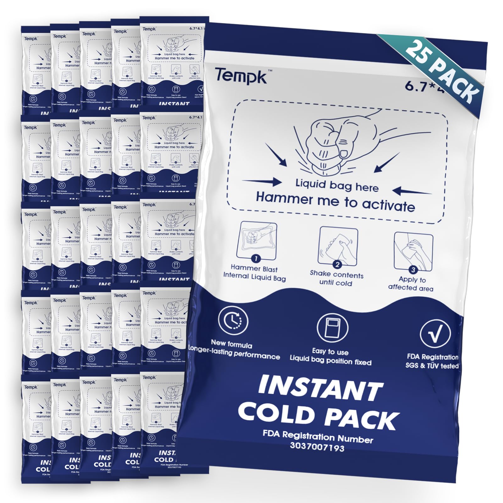Tempk pack froid instantané – activation rapide après utilisation.