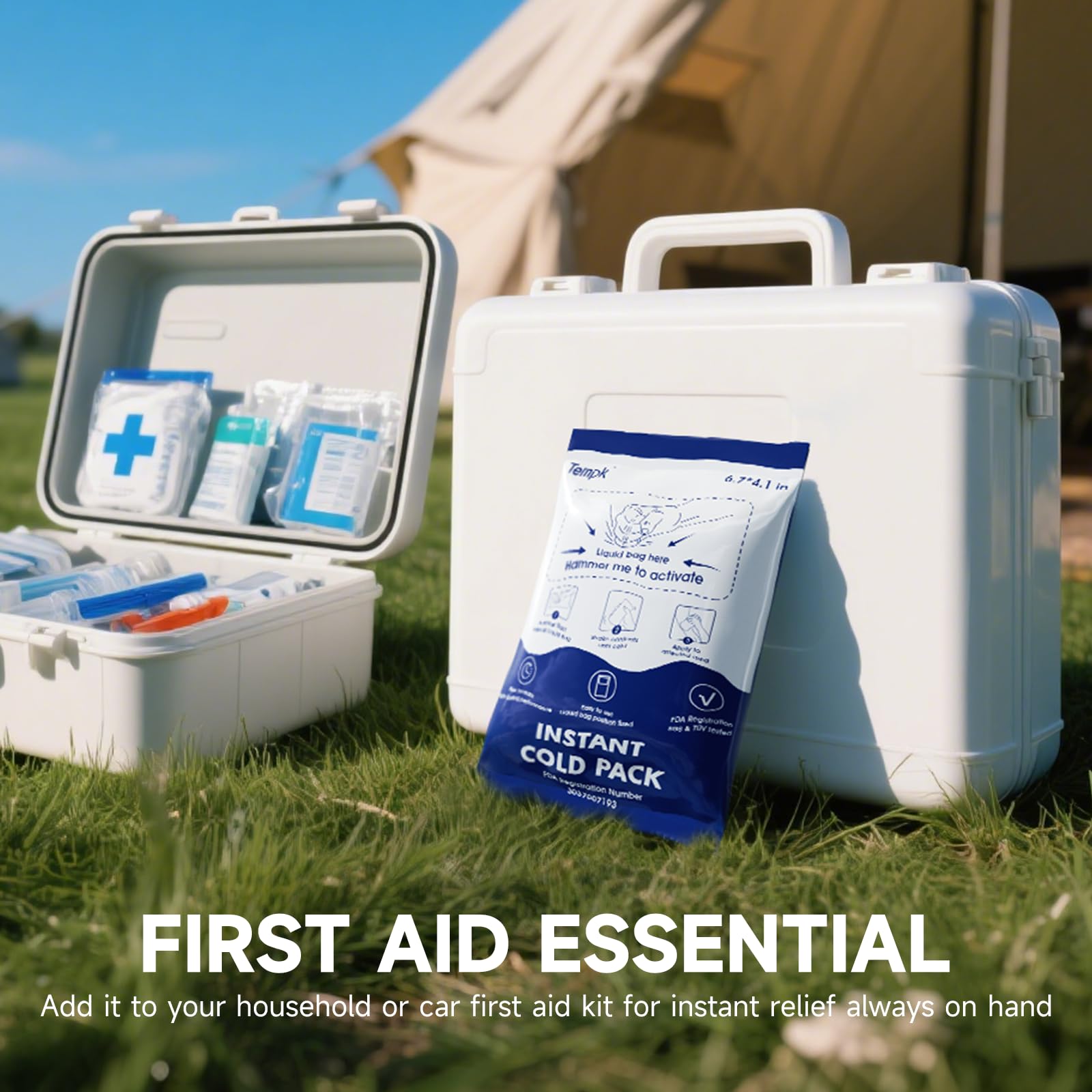 Tempk pack froid instantané – certifications TÜV et SGS assurant la qualité.