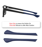 TenDye embouts silicone bleu, remplacement simple et sûr pour lunettes.