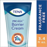 TENA Crème Barrière sans parfum, application douce pour peaux sensibles et irritation réduite.