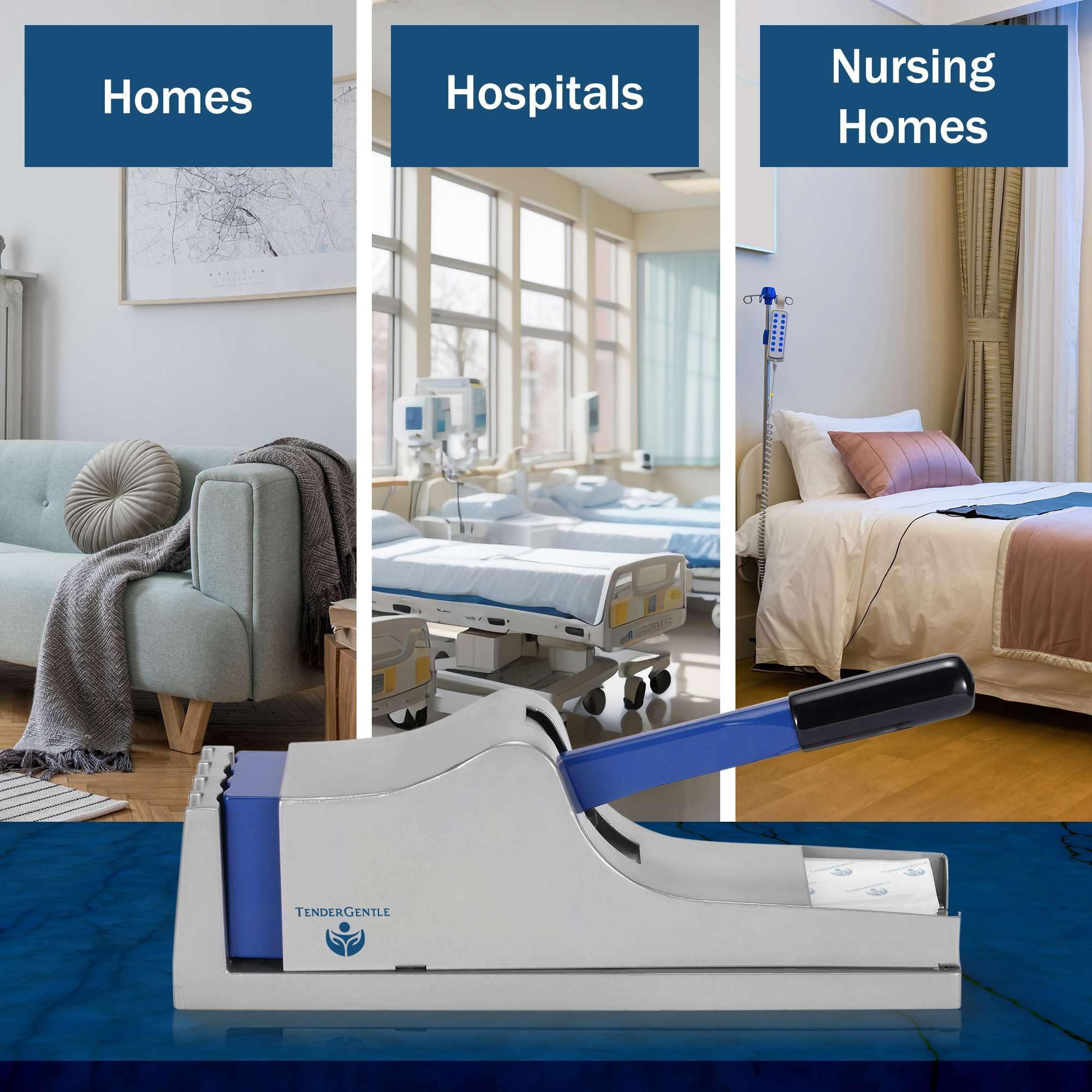 TenderGentle solution polyvalente pour seniors, enfants et animaux domestiques.