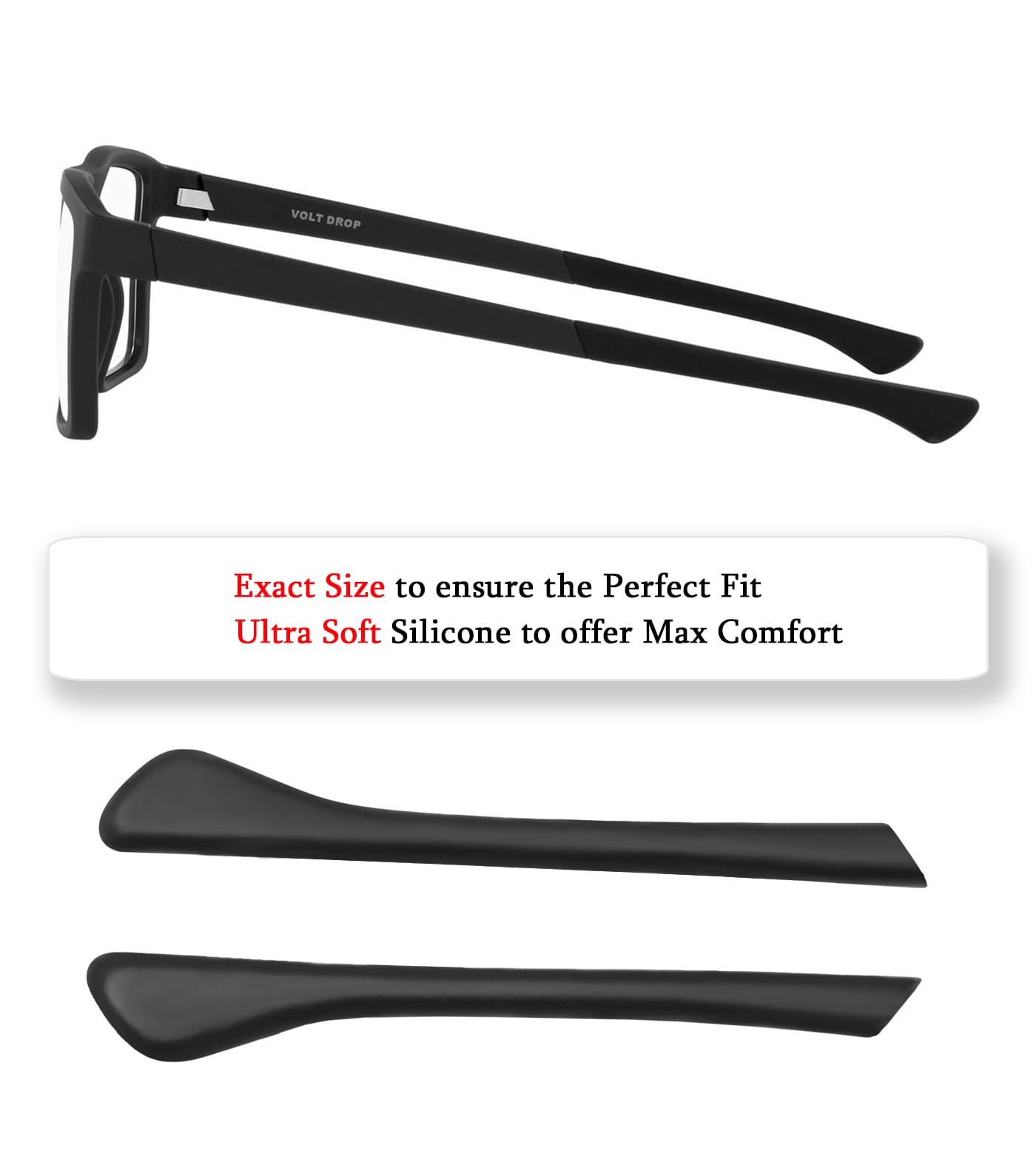 TenDye cache-oreilles temple Oakley OX8167 pour une tenue stable et installation facile.