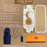 Base en bois de la TENGRY Sadhu Board offrant stabilité pendant la pratique.