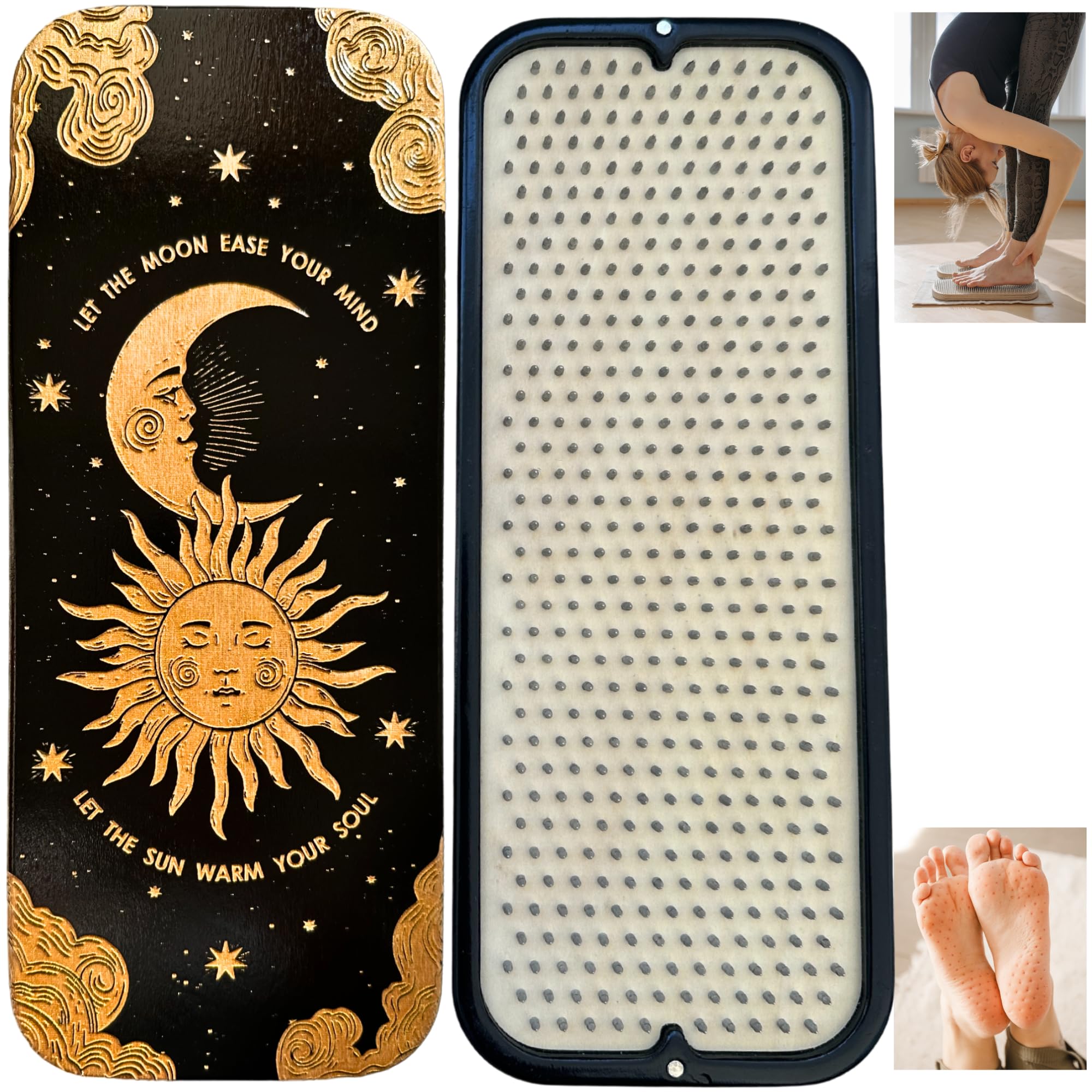 Planche Sadhu TENGRY montrant les clous aluminium à 8 mm pour l'équilibre et la concentration.