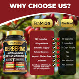 Tenmido Ginseng, capsules pour énergie et concentration