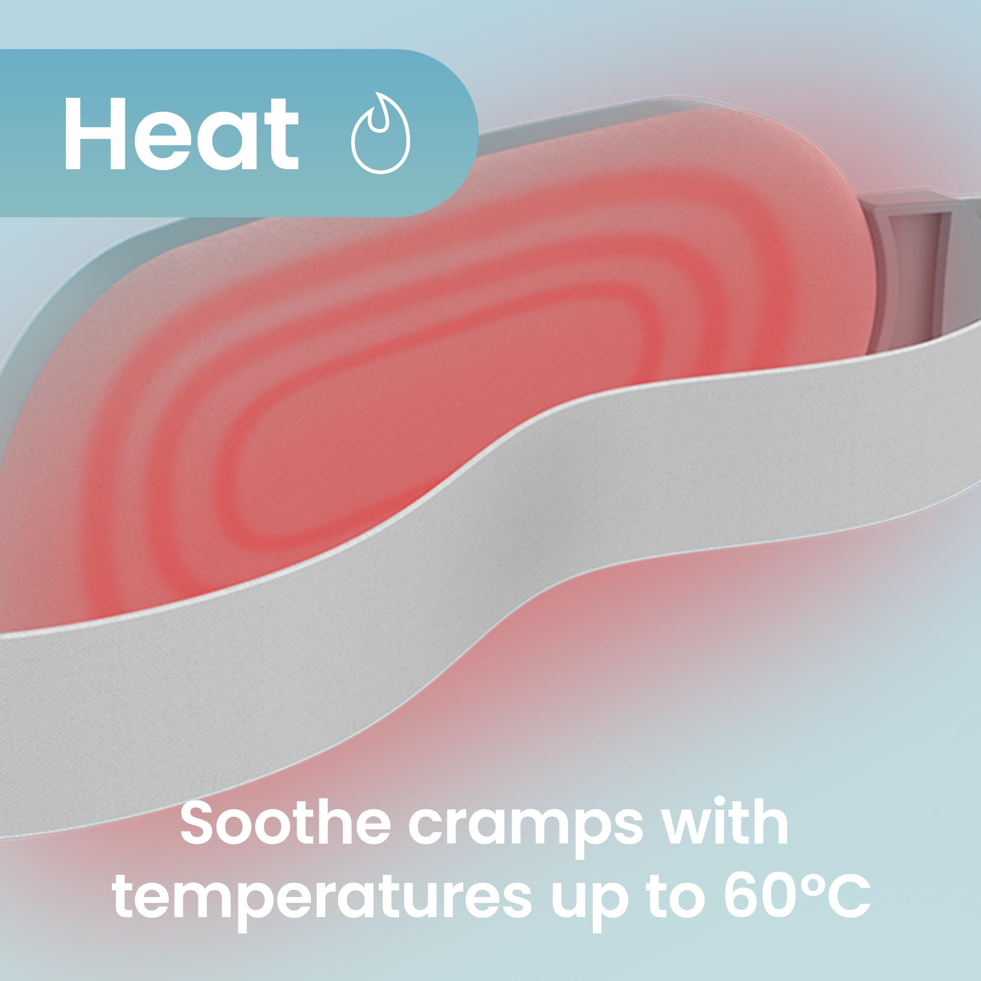 TensCare OVA Therma Belt, massage doux pour détente abdominale et lombaire au quotidien